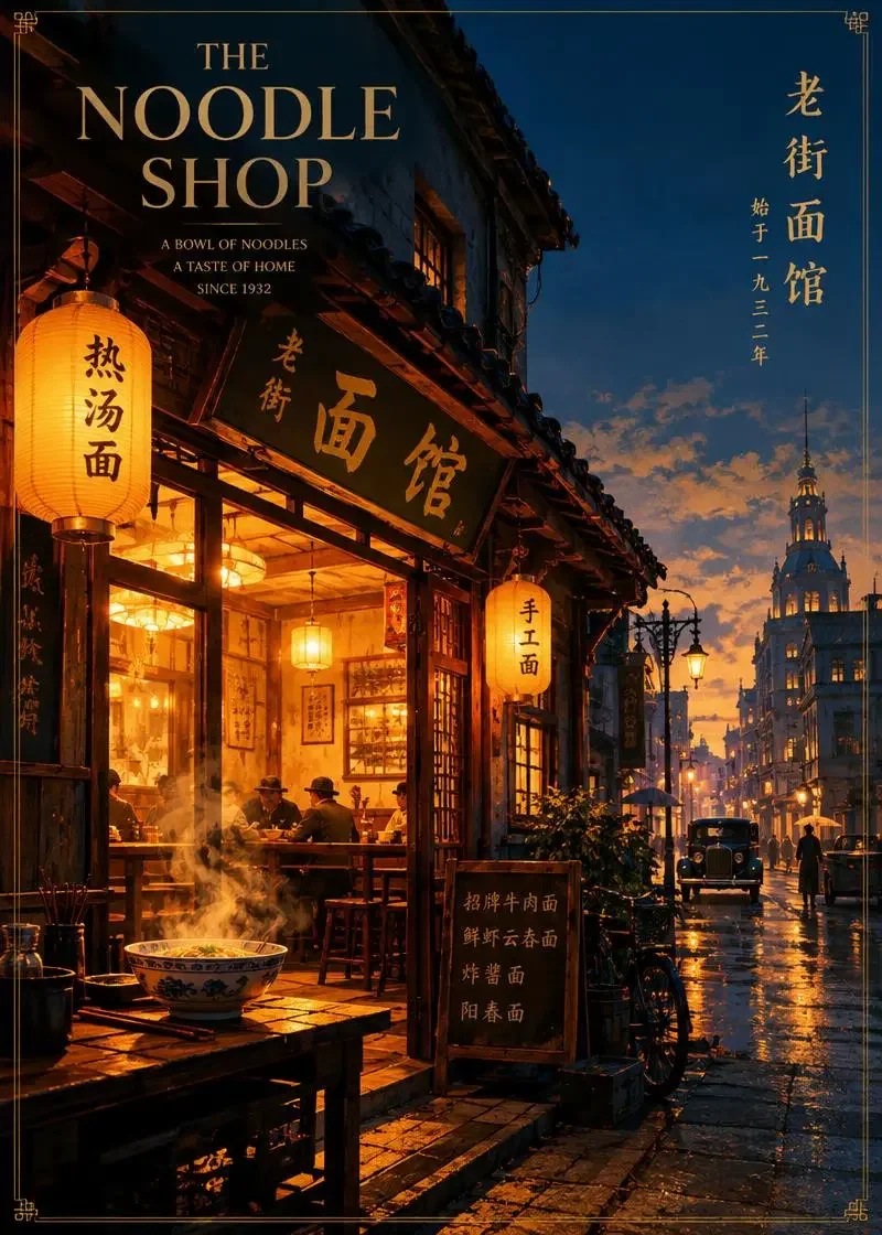 91成人短剧最新《面馆重新开张》封面